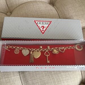 Guess Gold Charm Bracelet